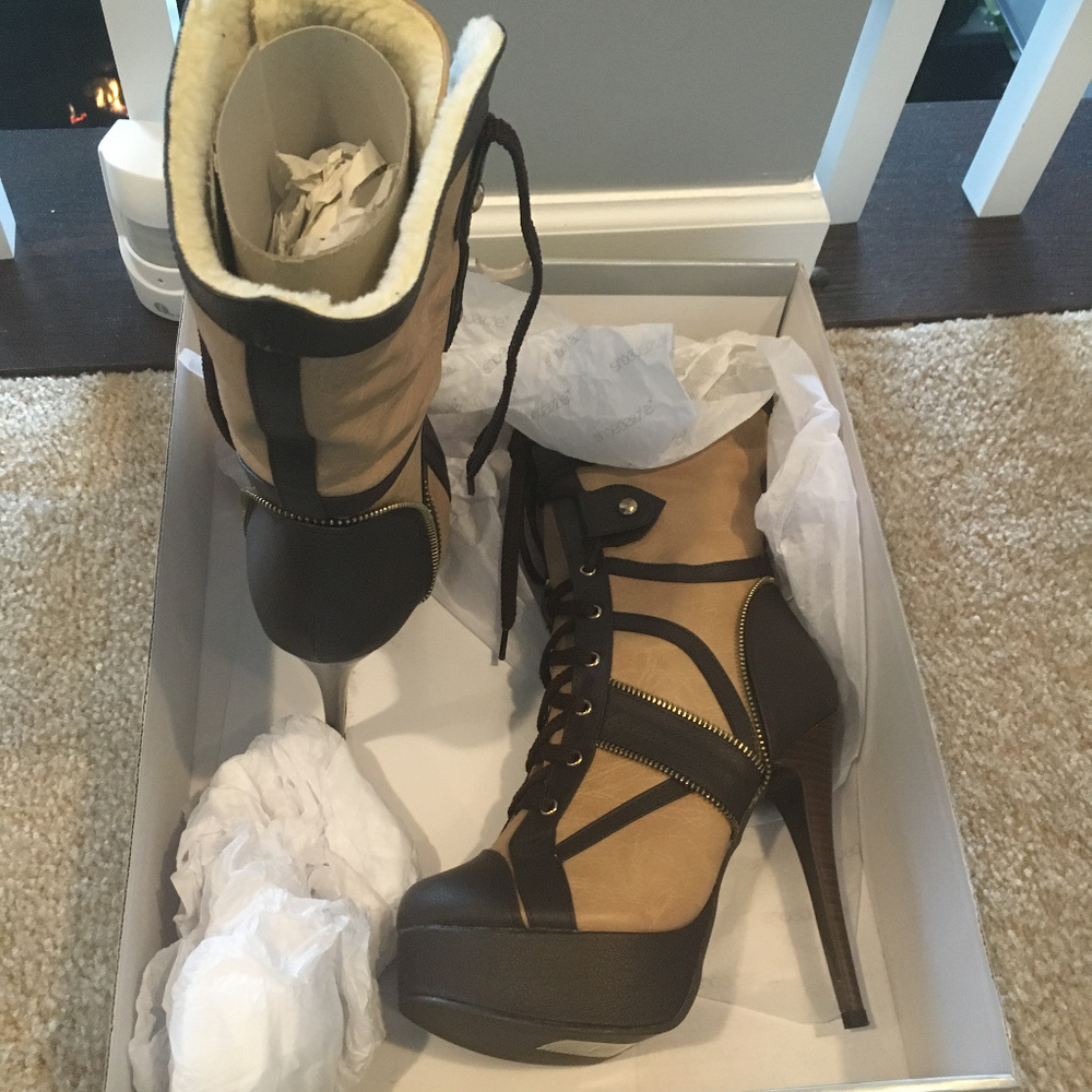 Half ankle boots, sandals and pumps